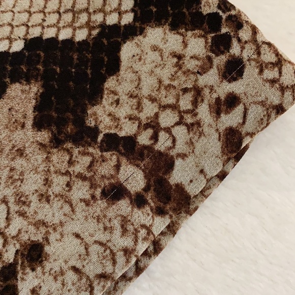 Altuzarra x Target | Snakeskin Pattern Sheer Front Bow Long Sleeve Blouse (L) - Picture 9 of 16